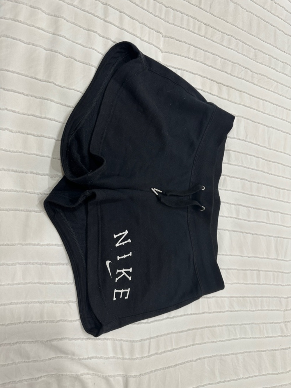 Nike Black Shorts with White Logo